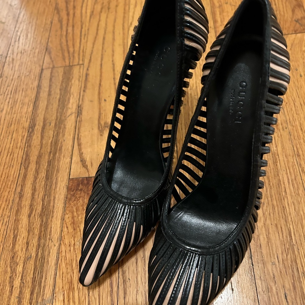 Gucci heals size 7 Rare Tom Ford for Gucci Kate Moss Cage Pump Heel, never worn